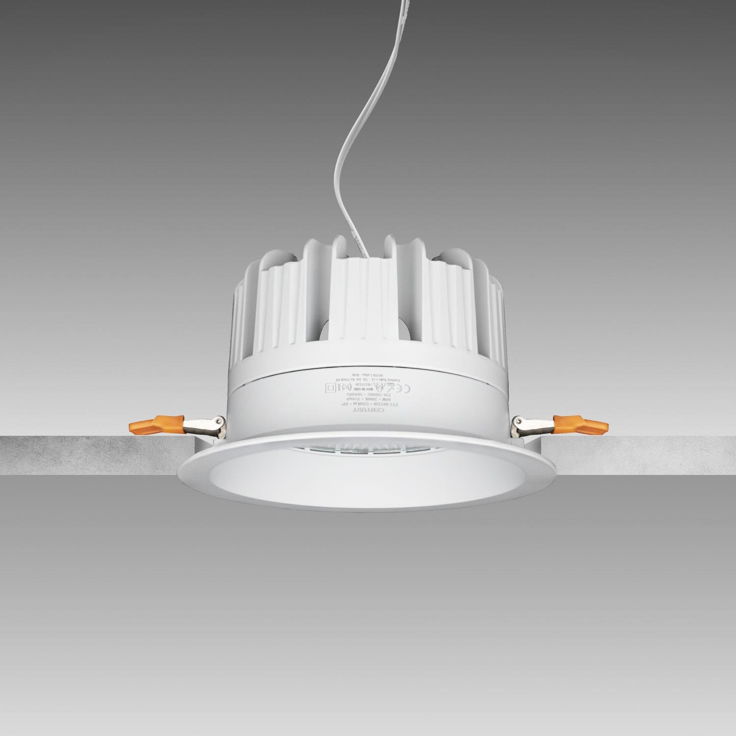 CEN FTS-602330 LED SPOT FUTURA SHOP 95 zapuštěné svítidlo 230mm 60W 3000K Ra95 60d IP20 - CENTURY