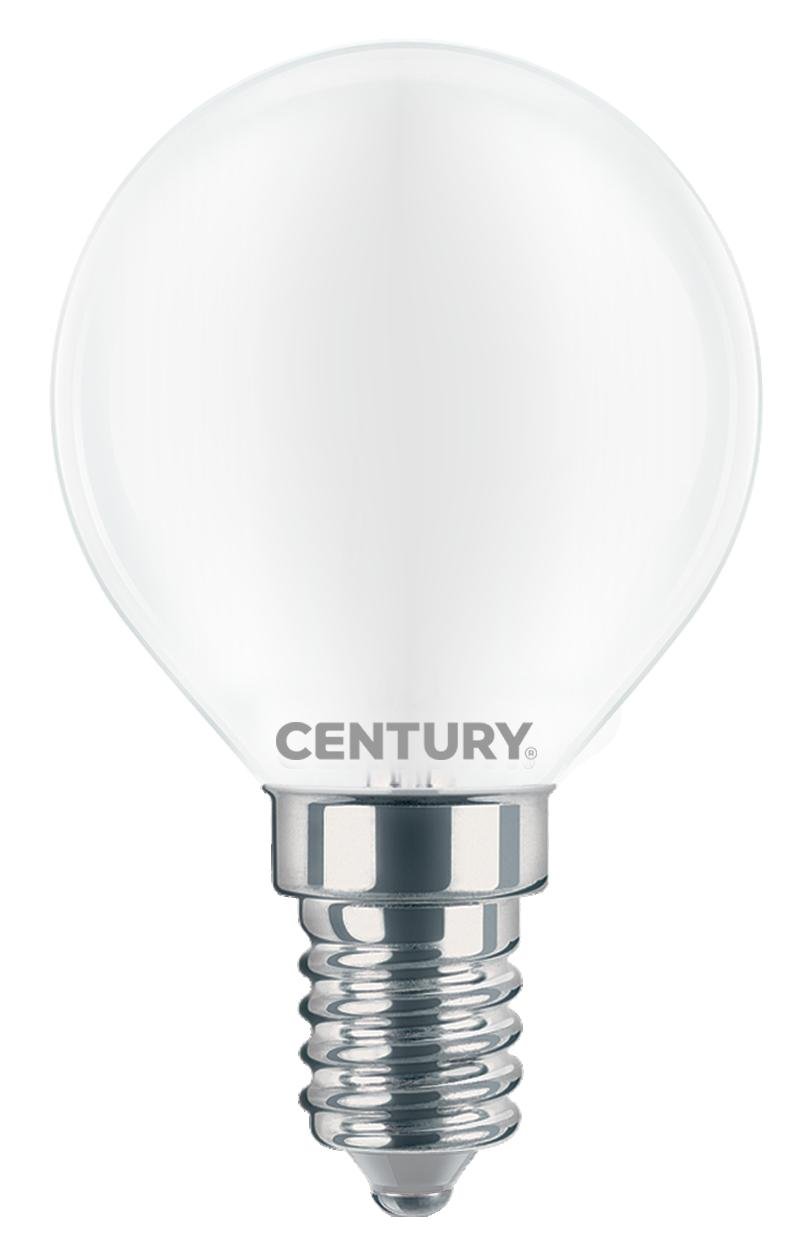 CEN INSDH1G-061430 FILAMENT LED INCANTO SATEN SFERA 6W E14 3000K DIM - CENTURY