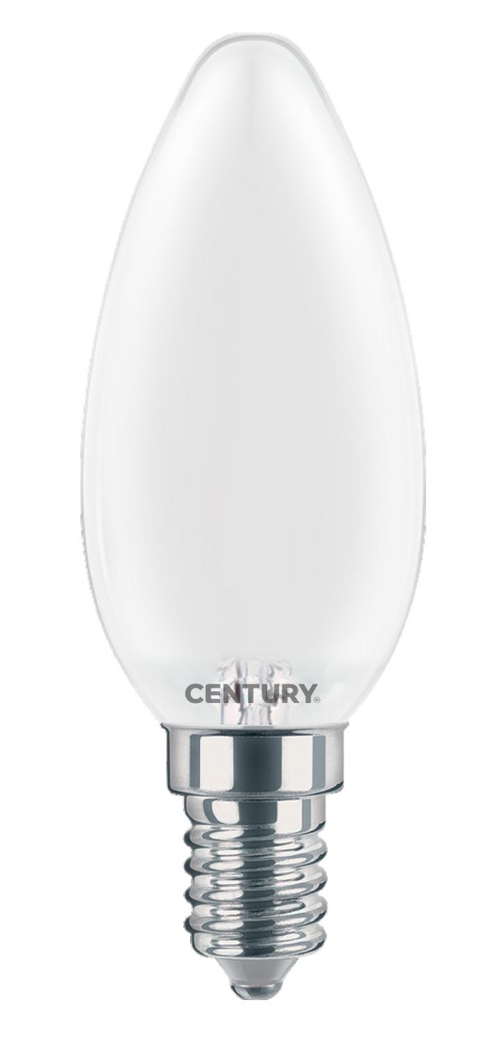 CEN INSDM1-061430 FILAMENT LED INCANTO SATEN CANDELA 6W E14 3000K DIM - CENTURY