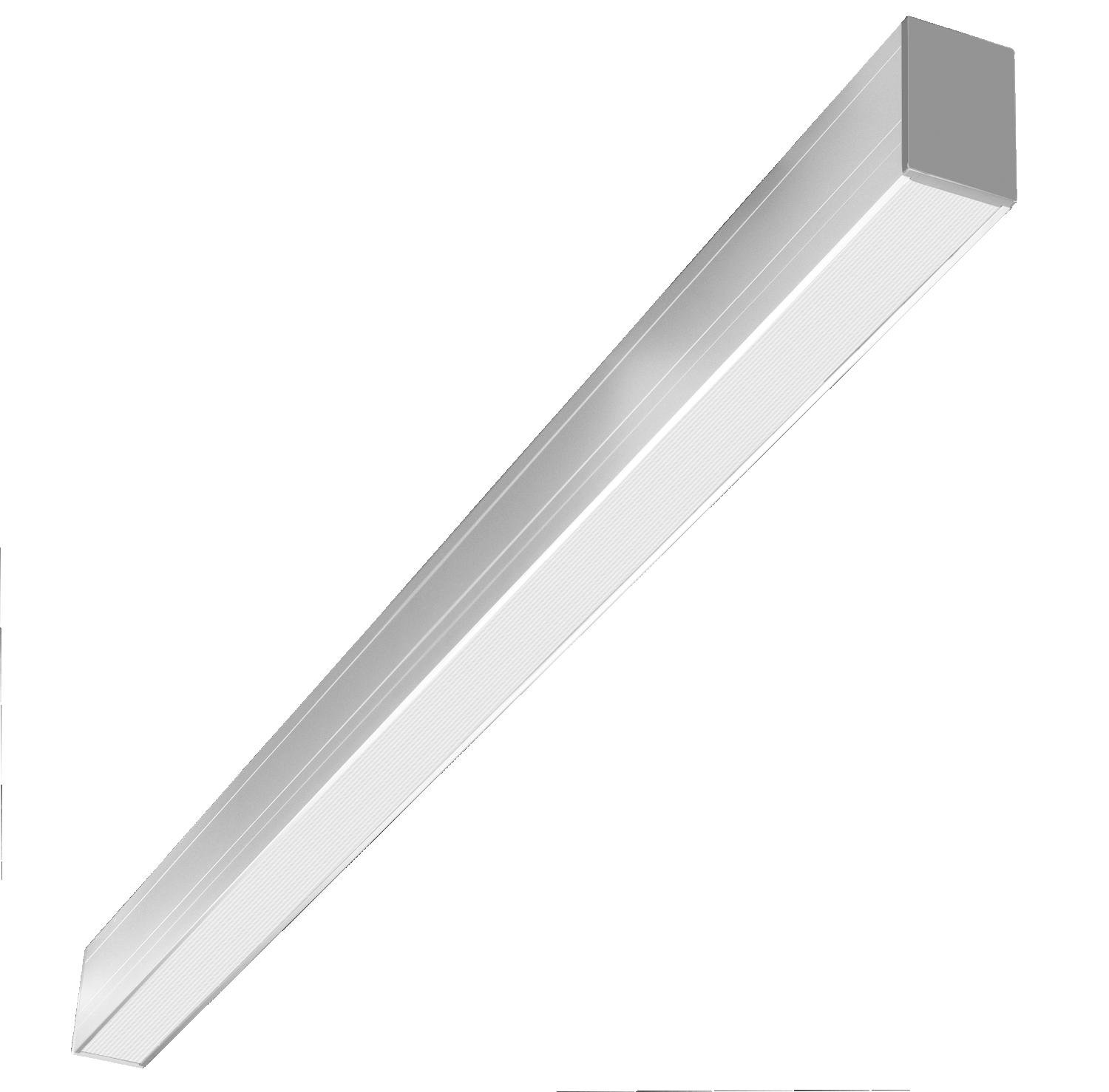 CEN LNK-321200 LED liniové svítidlo LINKY hliník závěsné prismatický difuzor 32W 3000/4000/5700K Ra90 90d IP20 1131x50x75mm včetně 2ks závěsů 1,5m - CENTURY