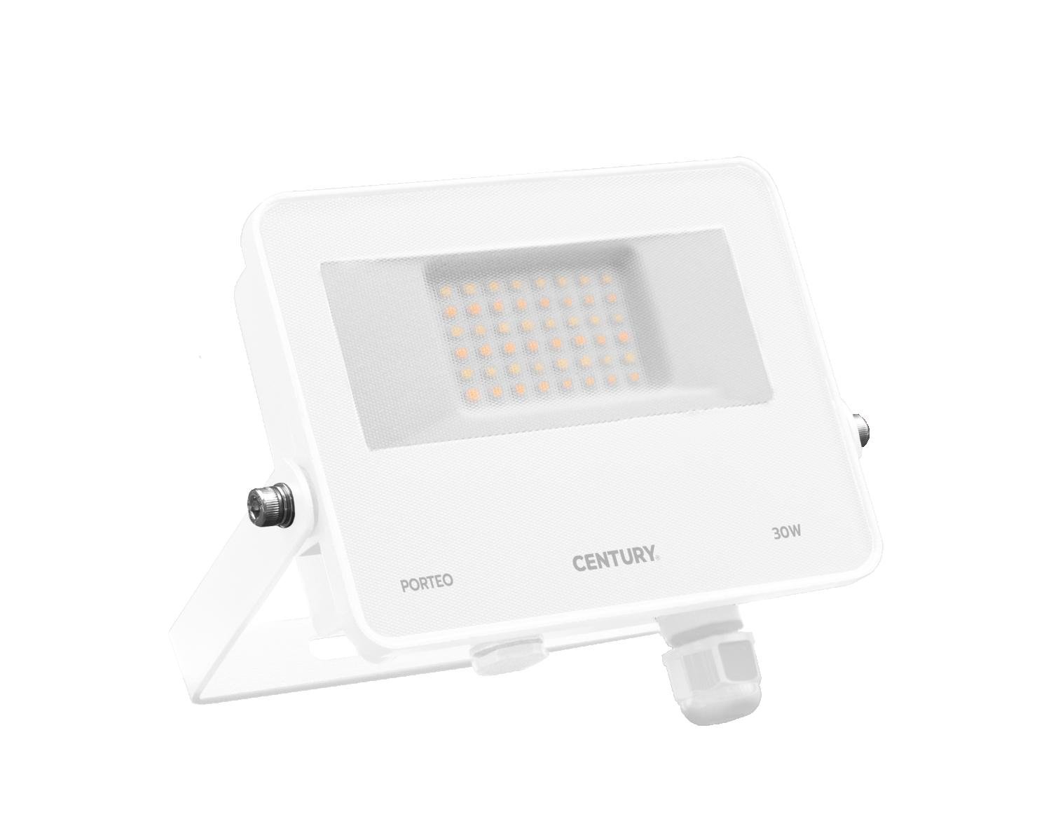 CEN PTOBI-309500 LED reflektor PORTEO bílá 30W 3000/4000/6500K IP65 - CENTURY