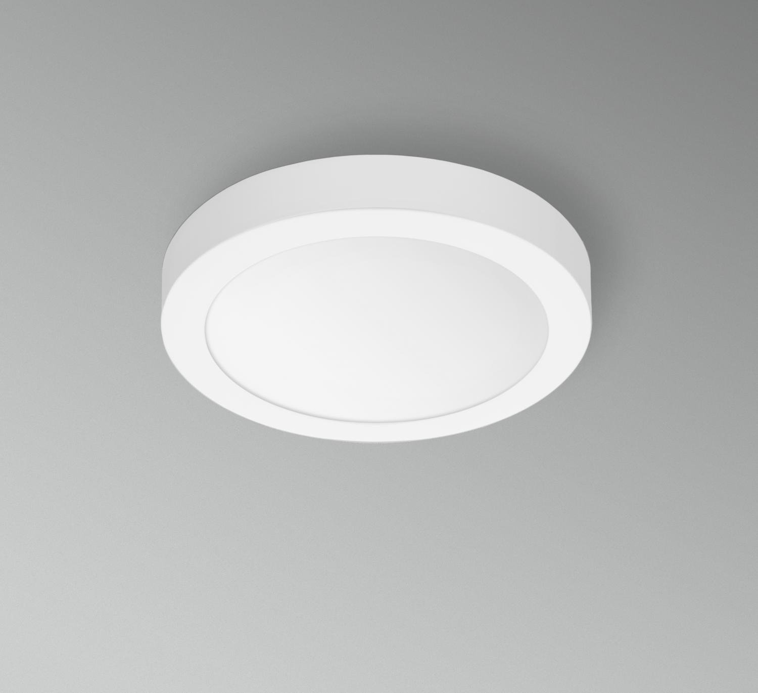CEN PTP-182230 LED stropní a nástěnné svítidlo PL-TONDO KRUH 220x38mm 18W 3000K 120d IP20 - CENTURY