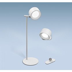Obrázek pro produkt LED stolní lampa s odnímatelnou nabíjecí hlavou bílá 1.8W 4000K USB IP20 - CENTURY