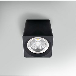 Obrázek pro produkt Stropní svítidlo LED QUBE ČERNÉ 131x131x133mm 25W 230V 3000K 45d IP20 - CENTURY