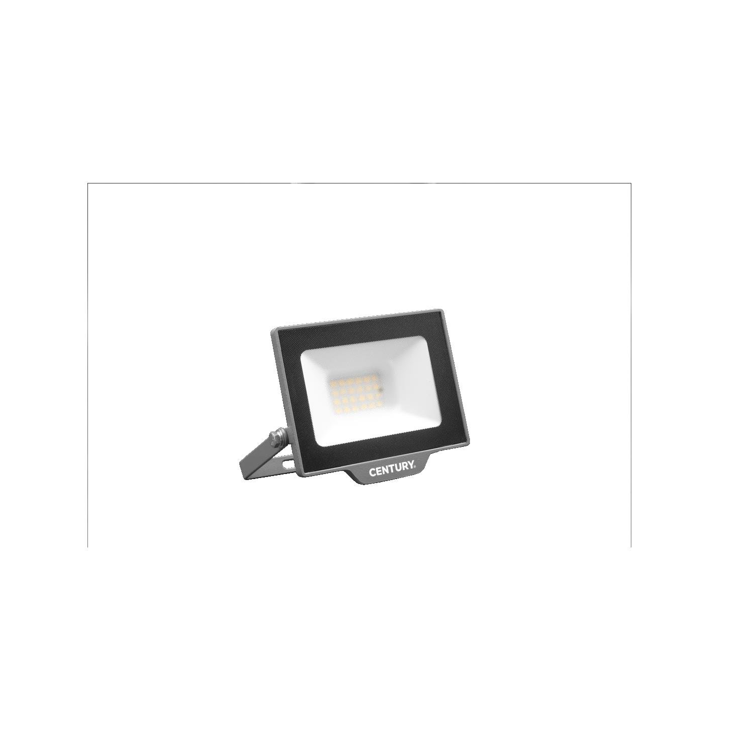 CEN SMLS-209040 LED reflektor SMILE 20W 4000K IP65 černá pohybové čidlo - CENTURY