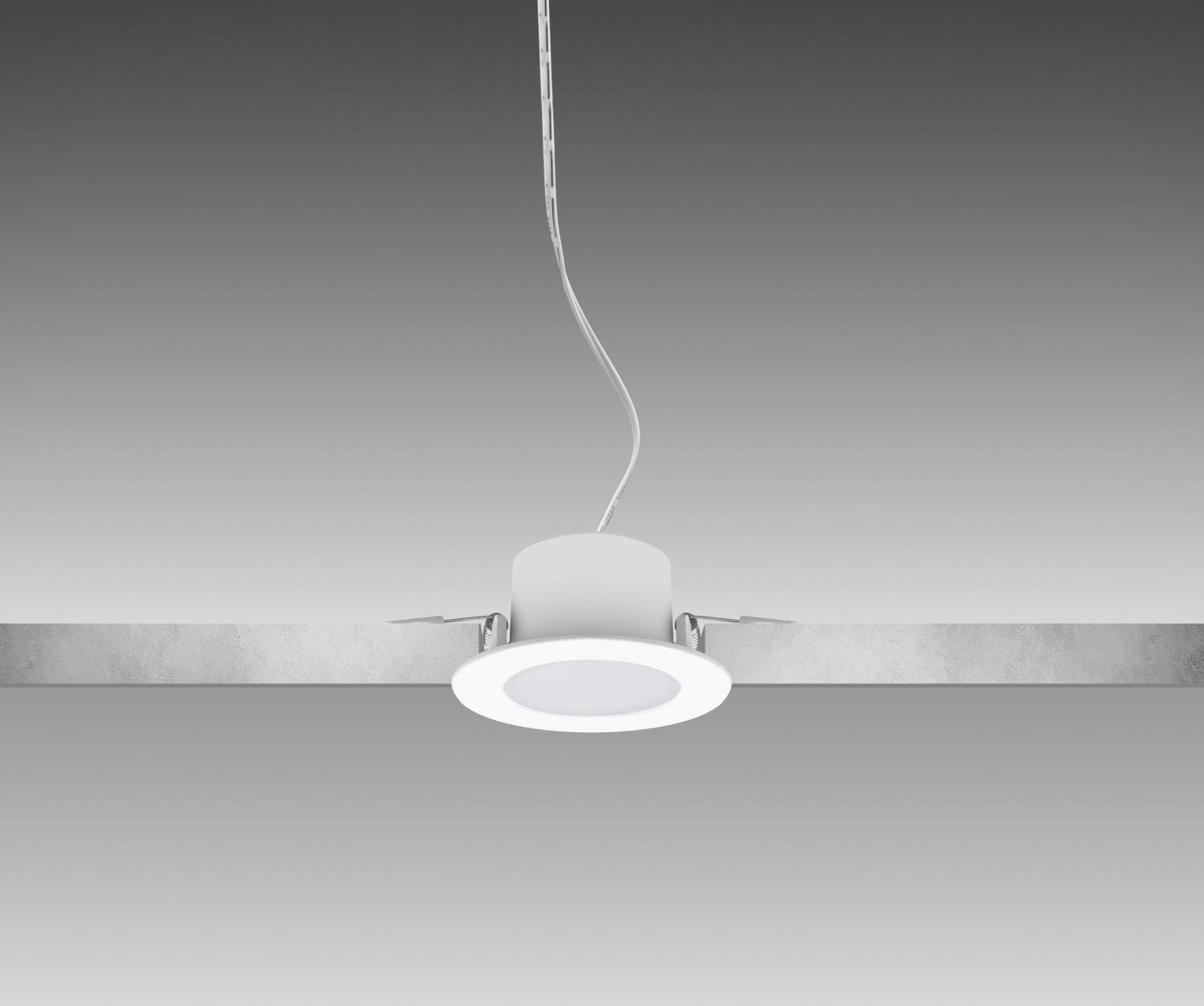 CEN SP65-070800 LED podhledové svítidlo SPOT65 IP65 bílá 6.7W 2700/3000/4000K 230V 100d stmívatelné - CENTURY