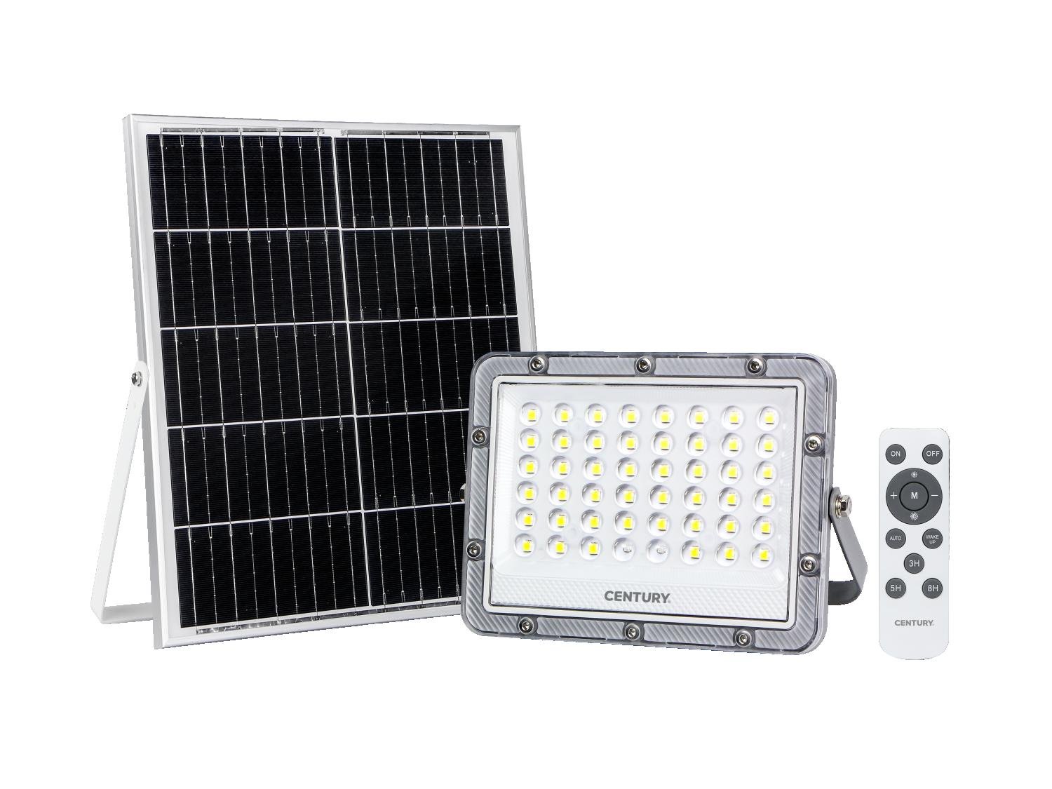 CEN SRSOL-509040 LED reflektor SIRIO SOLARE solární 2,5W 4000K DIM IP65 - CENTURY