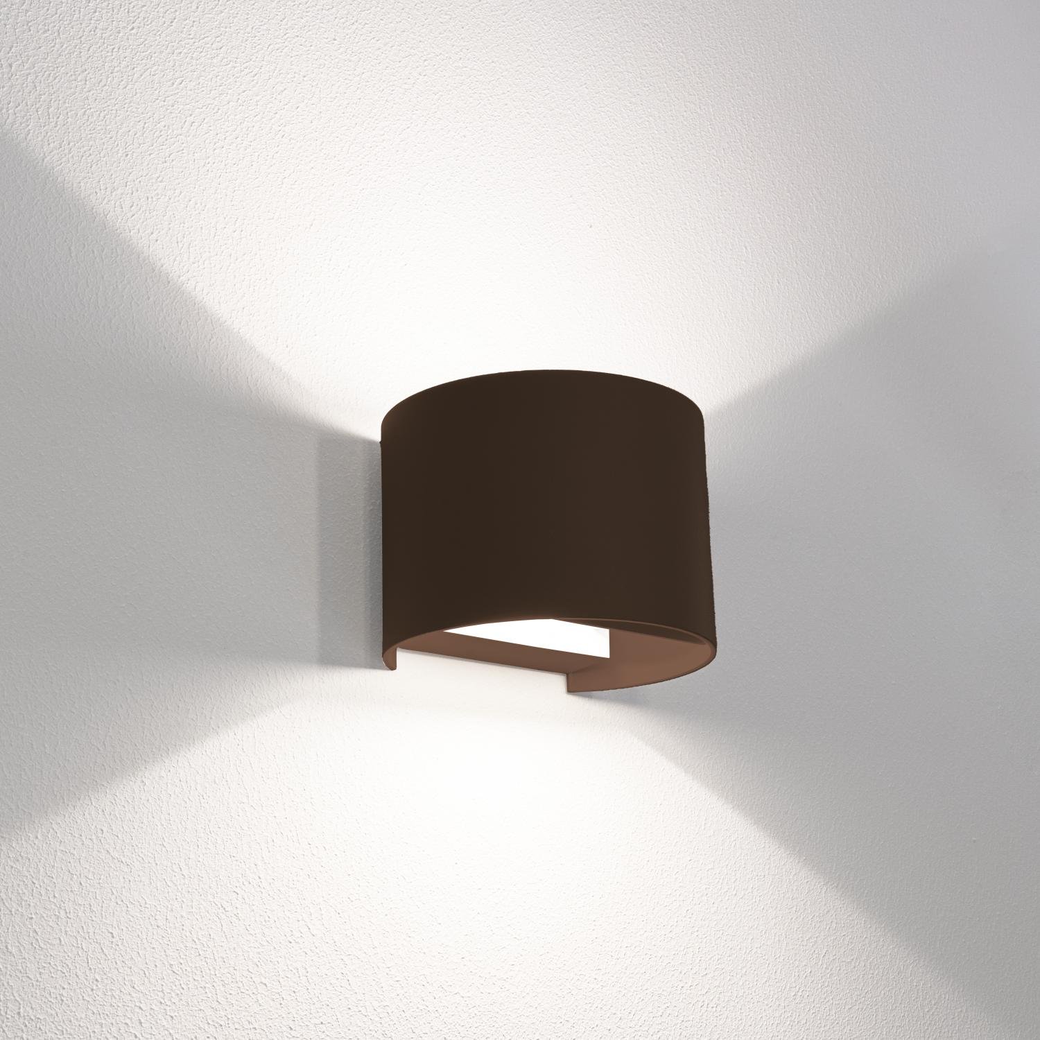 CEN UDRCO-1010 Venkovní nástěnné LED svítidlo up/down corten 10W 2700/4000/6500K IP65 - CENTURY