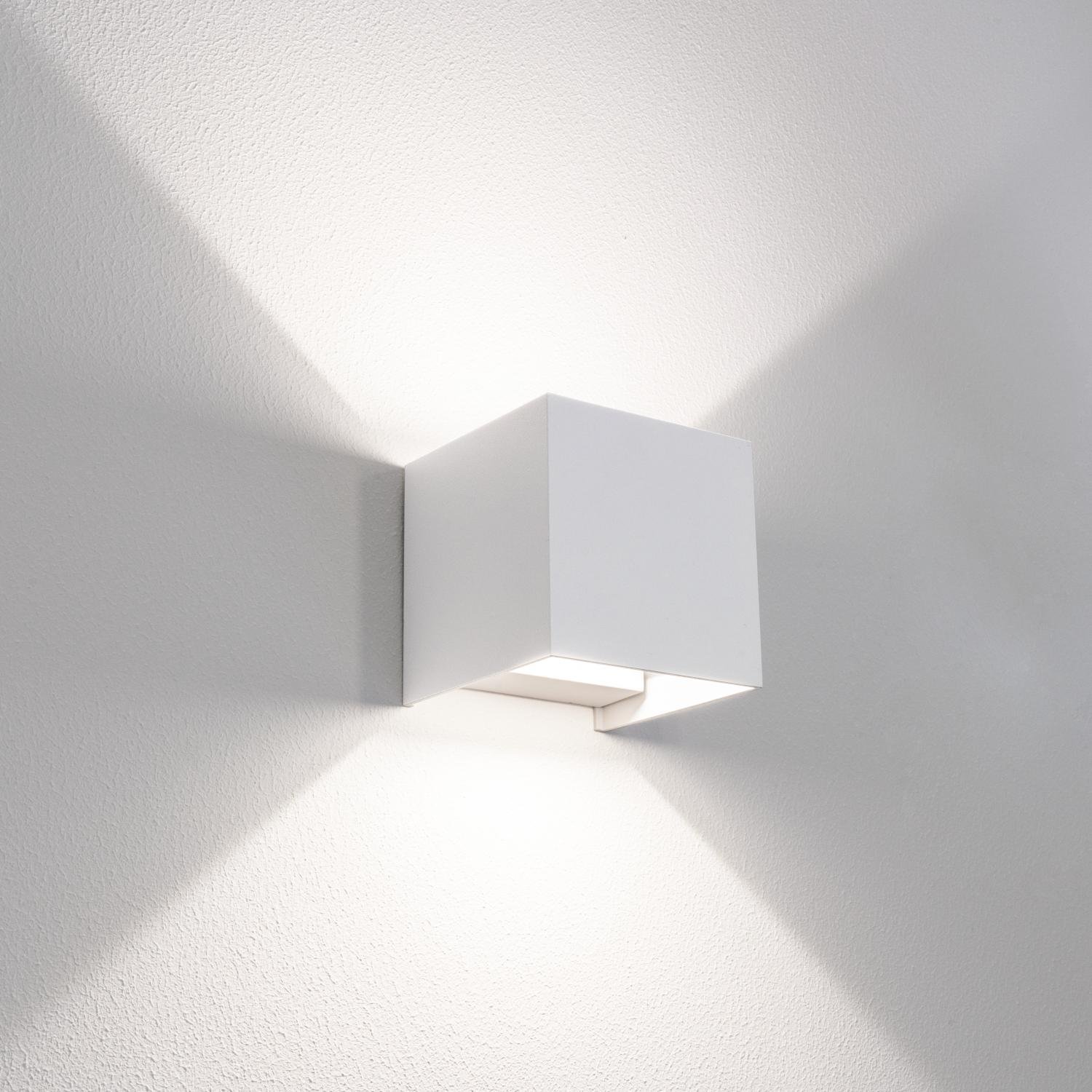 CEN UDSBI-1010 Venkovní nástěnné LED svítidlo up/down QUADRATO bílá 10W 3000/4000/6500K IP65 - CENTURY