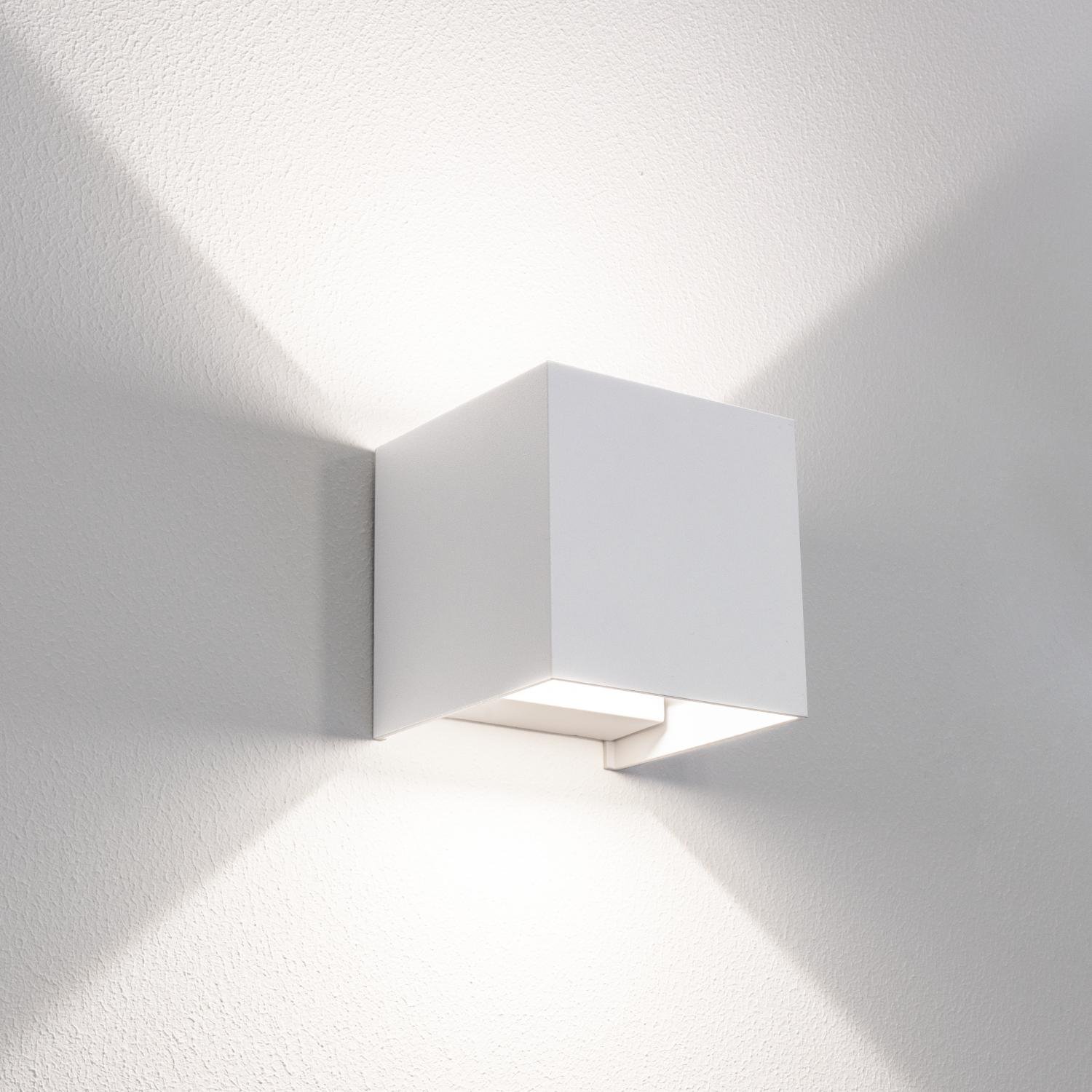 CEN UDSBI-2012 Venkovní nástěnné LED svítidlo up/down QUADRATO bílá 20W 3000/4000/6500K IP65 - CENTURY