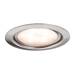Obrázek pro produkt Nábytkové zápustné svítidlo - sada 3ks Micro Line LED kartáč.žel - PAULMANN