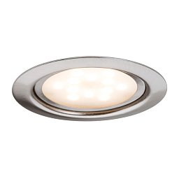 Obrázek pro produkt Nábytkové zápustné svítidlo - sada 3ks Micro Line LED kartáč.žel - PAULMANN