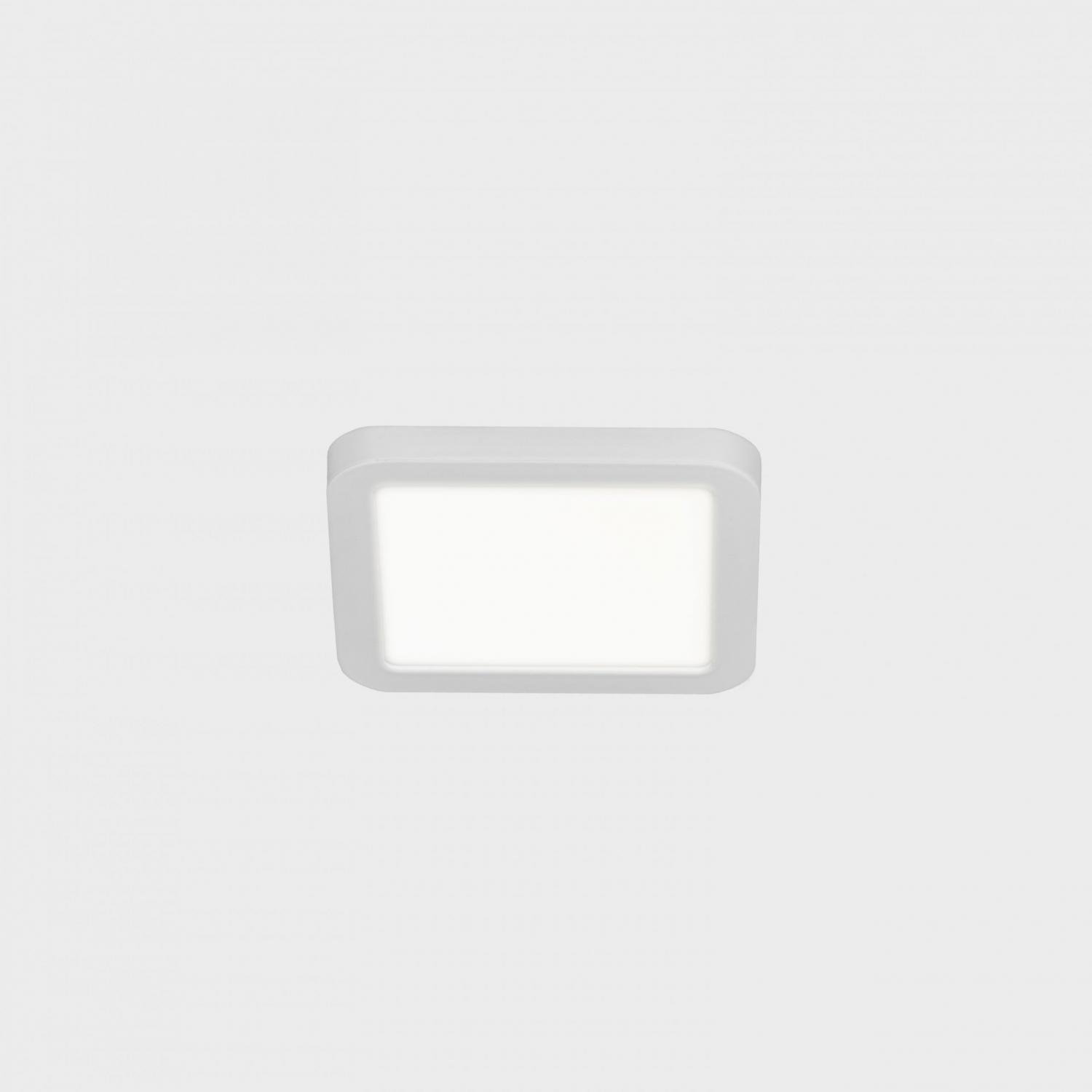 KHL K51705.01.RF.WH-WH.OP.ST.8.40.D1 DISC SLIM SQ zapuštěné svítidlo s rámečkem bílá 6 W 4000K 1-10V - KOHL-Lighting