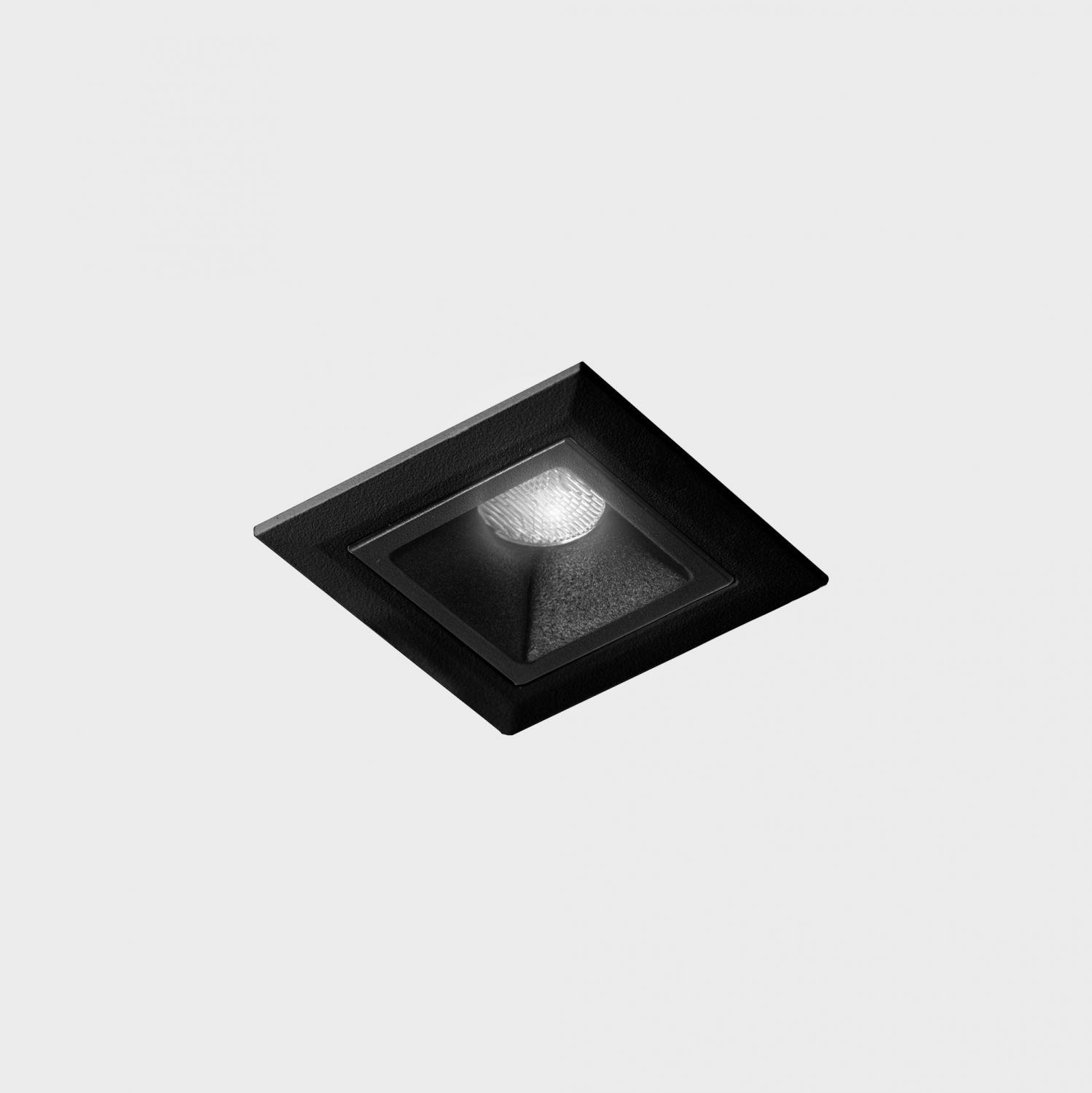 KHL K51300.01.RF.BK-BK.45.ST.9.30.PU NSES zapuštěné svítidlo s rámečkem černá 2 W 3000K PUSH - KOHL-Lighting