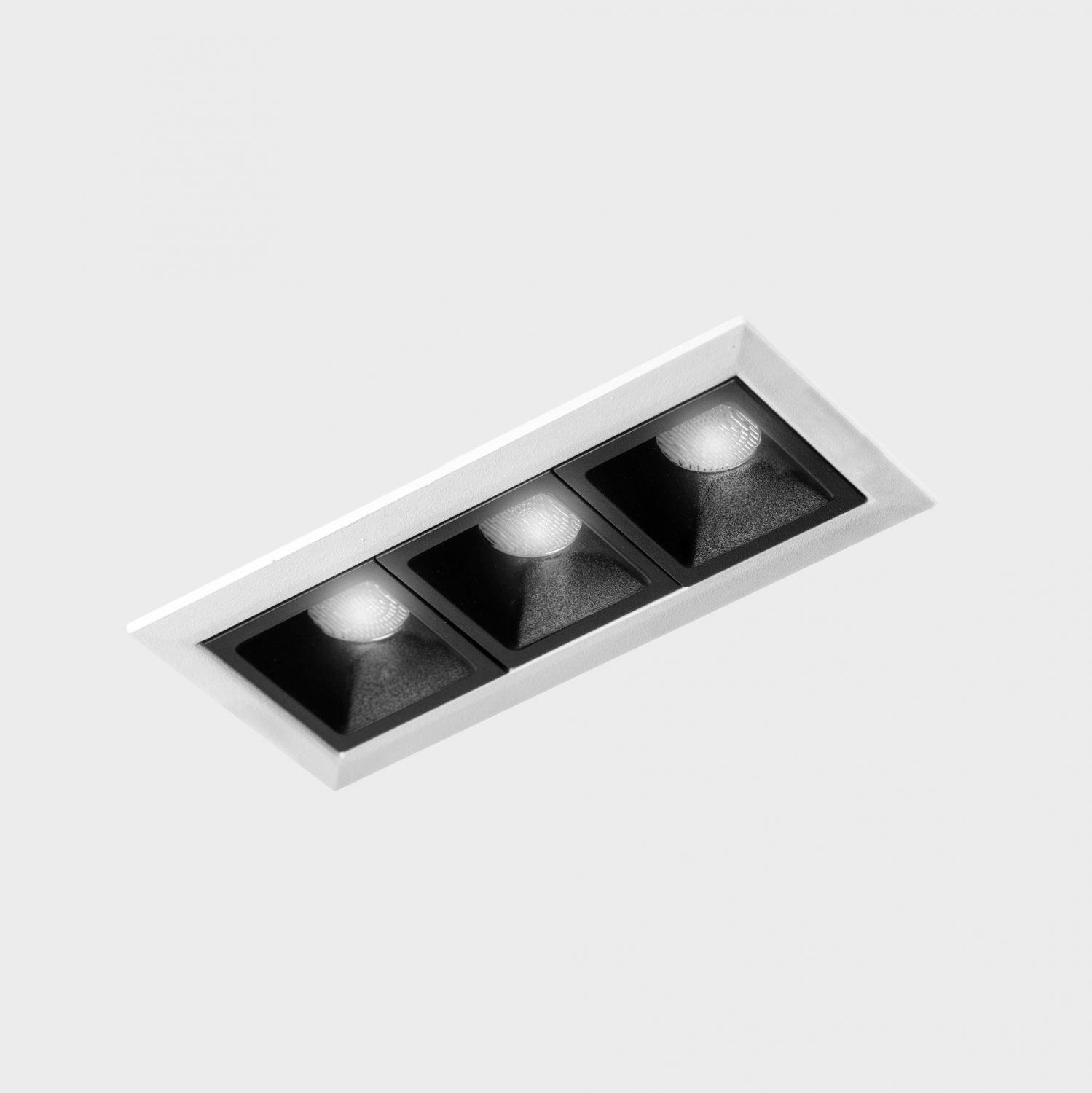 KHL K51300.03.RF.WH-BK.15.ST.9.40.PU NSES zapuštěné svítidlo s rámečkem bílá-černá 6 W 4000K PUSH - KOHL-Lighting