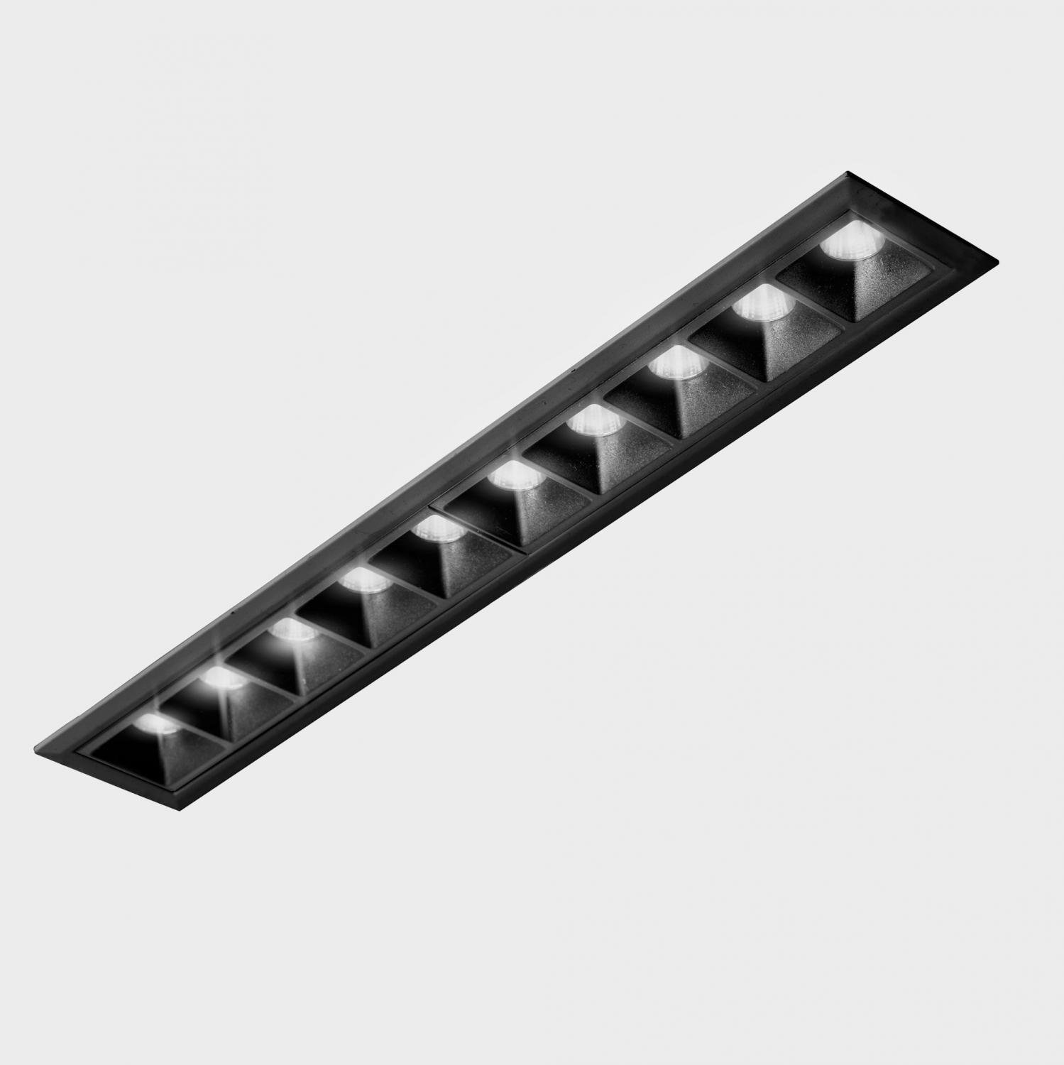 KHL K51300.05.RF.BK-BK.45.ST.9.40.PC NSES zapuštěné svítidlo s rámečkem černá 20 W 4000K fázové stmívání - KOHL-Lighting