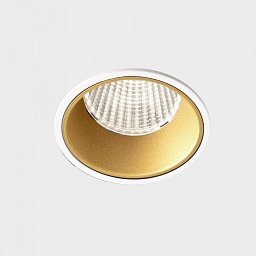Obrázek pro produkt VERSUS zapuštěné svítidlo s rámečkem bílá-zlatá 15 W 3000K 1-10V - KOHL-Lighting