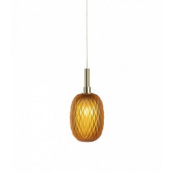 Obrázek pro produkt Svítidlo závěsné Metamorphosis Small bez baldachýnu, amber, zlatá   - BOMMA


