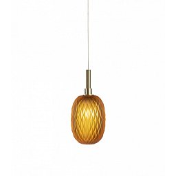 Obrázek pro produkt Svítidlo závěsné Metamorphosis Small bez baldachýnu, amber, zlatá   - BOMMA


