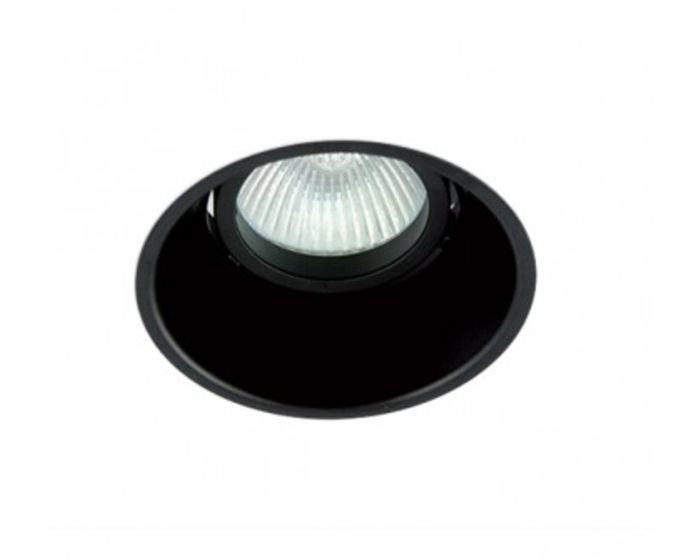 BPM 3161.01.RF.BK-BK.GU Zápustné svítidlo KONI MAx 50W GU10 Ø80mm BLACK RF - BPM (starý kód: BPM 3161.15GU)
