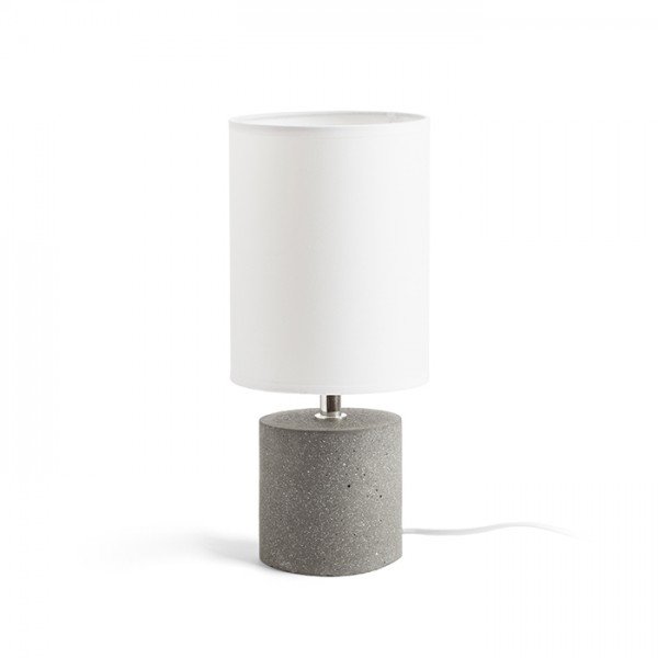 RED R13295X VÝPRODEJ VZORKU - CAMINO stolní se stínidlem bílá cement 230V E27 28W - RED - DESIGN RENDL