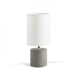 Obrázek pro produkt VÝPRODEJ VZORKU - CAMINO stolní se stínidlem bílá cement 230V E27 28W - RED - DESIGN RENDL