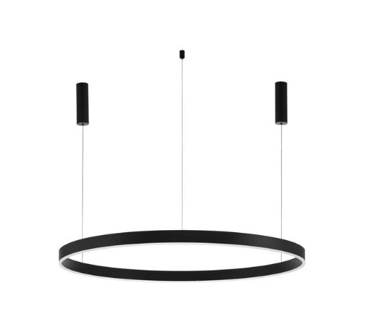 NV 9530201 Závěsné svítidlo MOTIF 3000K stmívatelné Triac černé LED 72W 5250lm 120cm - NOVA LUCE