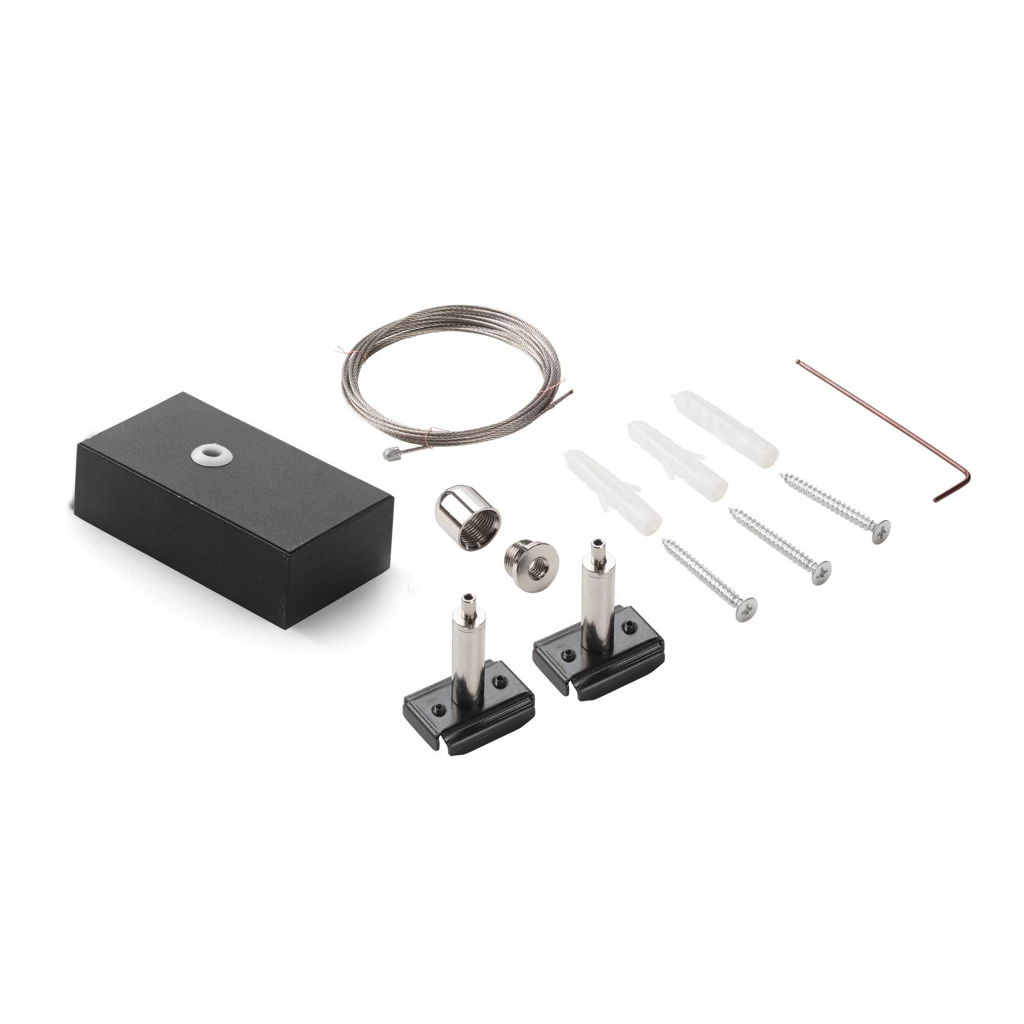 ILUX 276328 Ego závěsná sada jeden ocelový kabel 2 mt + stropní krytka - IDEALLUX
