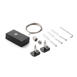 Obrázek pro produkt Ego závěsná sada jeden ocelový kabel 2 mt + stropní krytka - IDEALLUX