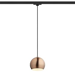 Obrázek pro produkt VÝPRODEJ VZORKU - AGNETA pro tříokr. lištu závěsná česaná měď 230V E27 40W - RED - DESIGN RENDL