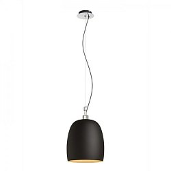 Obrázek pro produkt VÝPRODEJ VZORKU - COROA NEW 28 závěsná černá chrom 230V E27 53W - RED - DESIGN RENDL