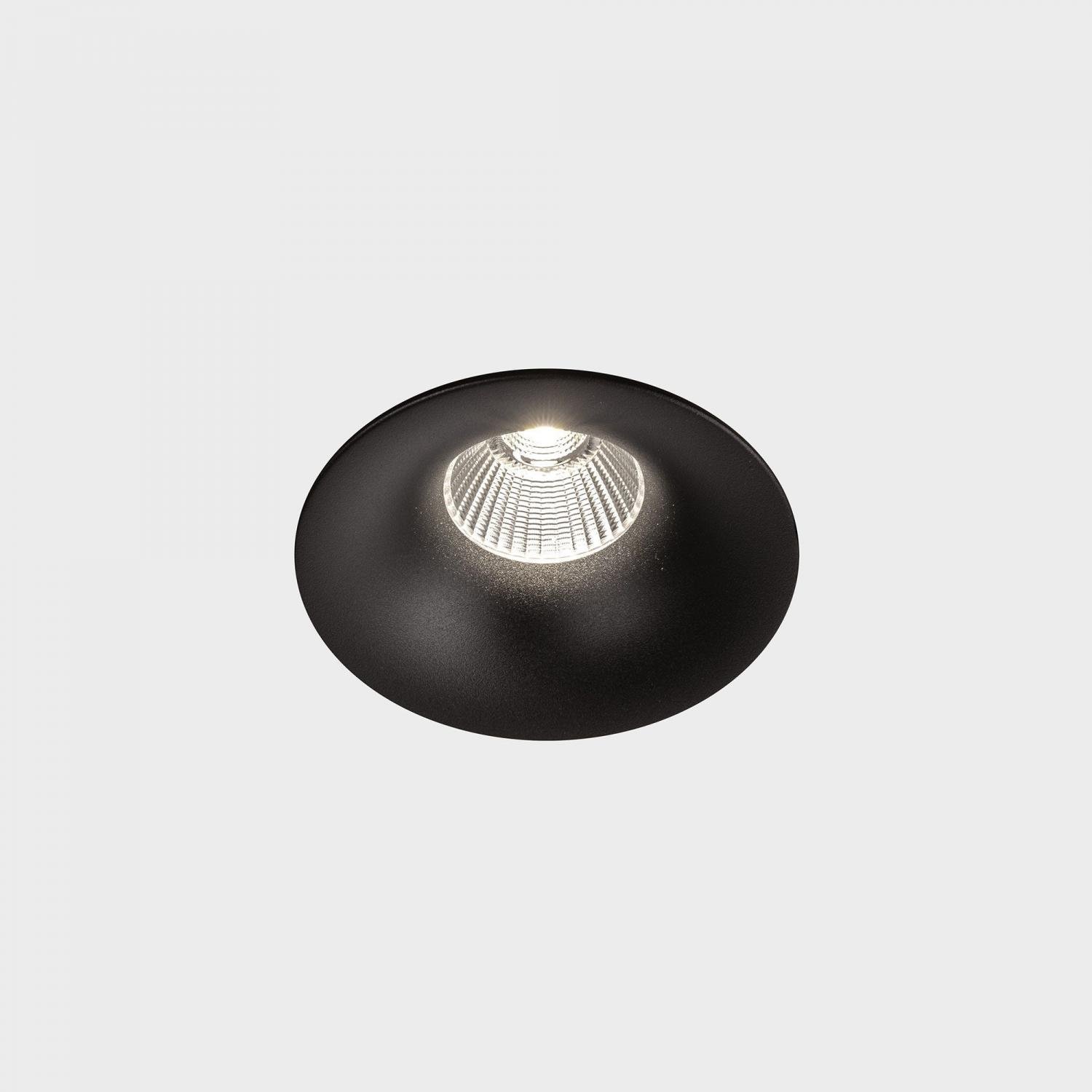 KHL K50150.01.RF.BK-BK.38.ST.8.30.PU LUXO zapuštěné svítidlo s rámečkem černá 8W 3000K Push - KOHL-Lighting