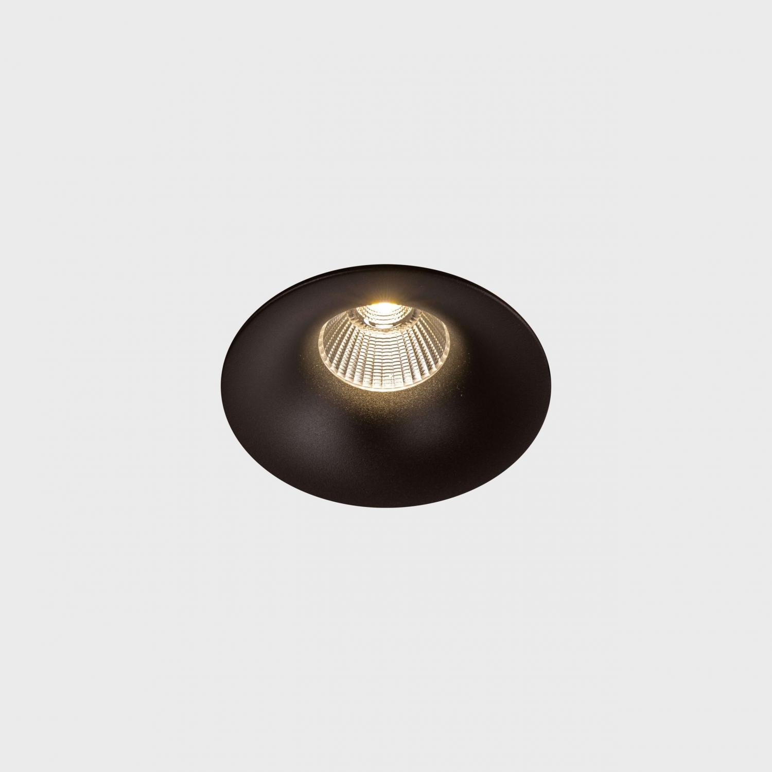 KHL K50150.02.RF.BK-BK.38.ST.8.30.PC LUXO zapuštěné svítidlo s rámečkem černá 12W 3000K fázové stmívání - KOHL-Lighting