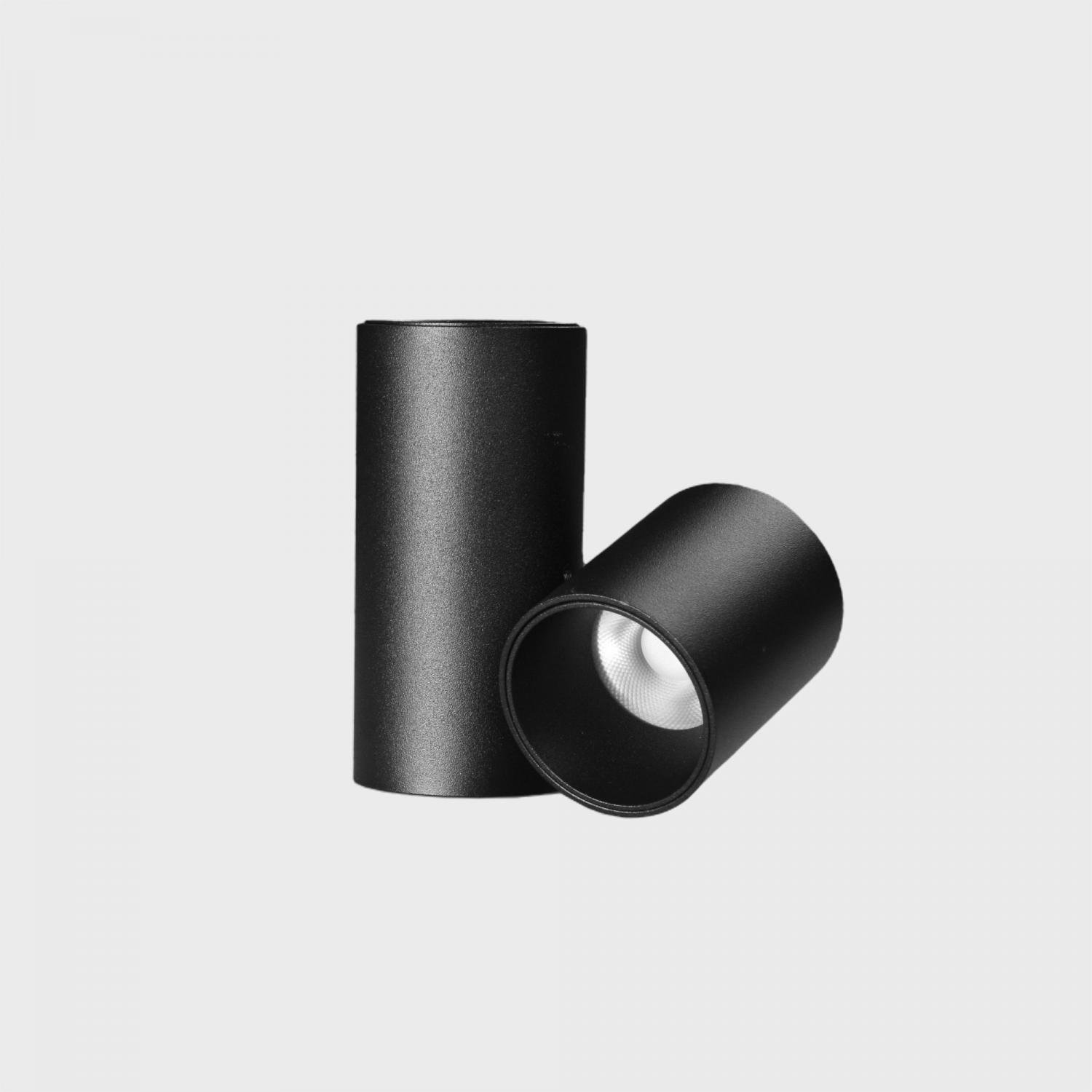 KHL K50155.01.SR.BK-BK.38.ST.9.30.PU LUXO AURA stropní svítidlo černá 7 W 3000K PUSH - KOHL-Lighting