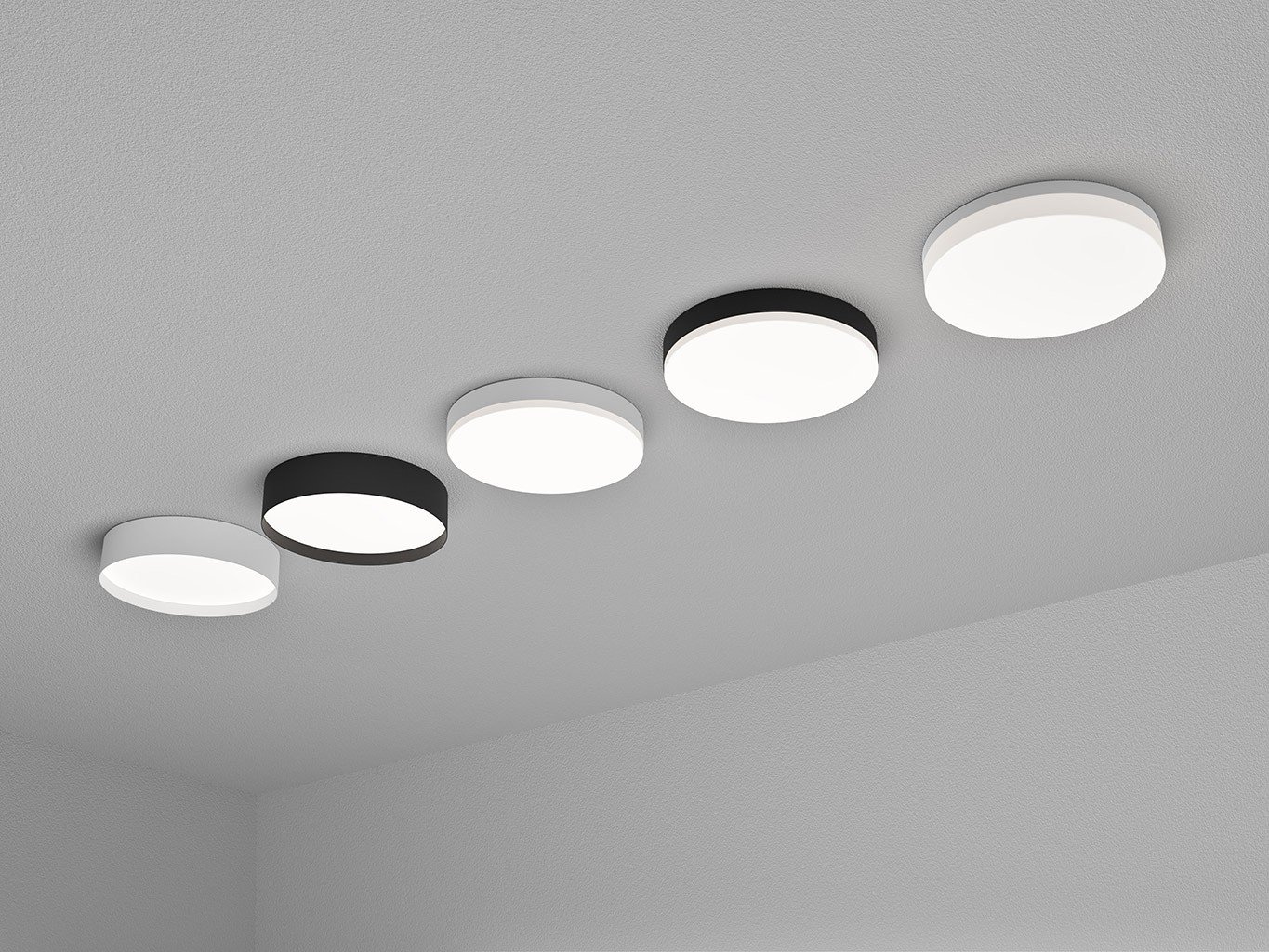LED2 1460151 LED2 Stropní svítidlo YPSO 30, W 10-22W 3000K/4000K bílá - LED2 Lighting (obrázek 6)