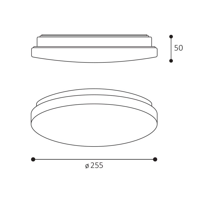 LED2 1470151 LED2 Stropní svítidlo JOTA II 26, W 12W 3000K/4000K bílá - LED2 Lighting (obrázek 3)