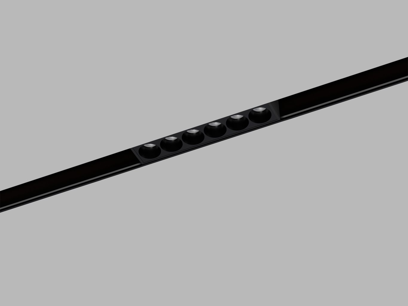 LED2 6480843D LED2 Lištové svítidlo MAGLASER II 12, B DALI DIM 6W 4000K černá - LED2 Lighting
