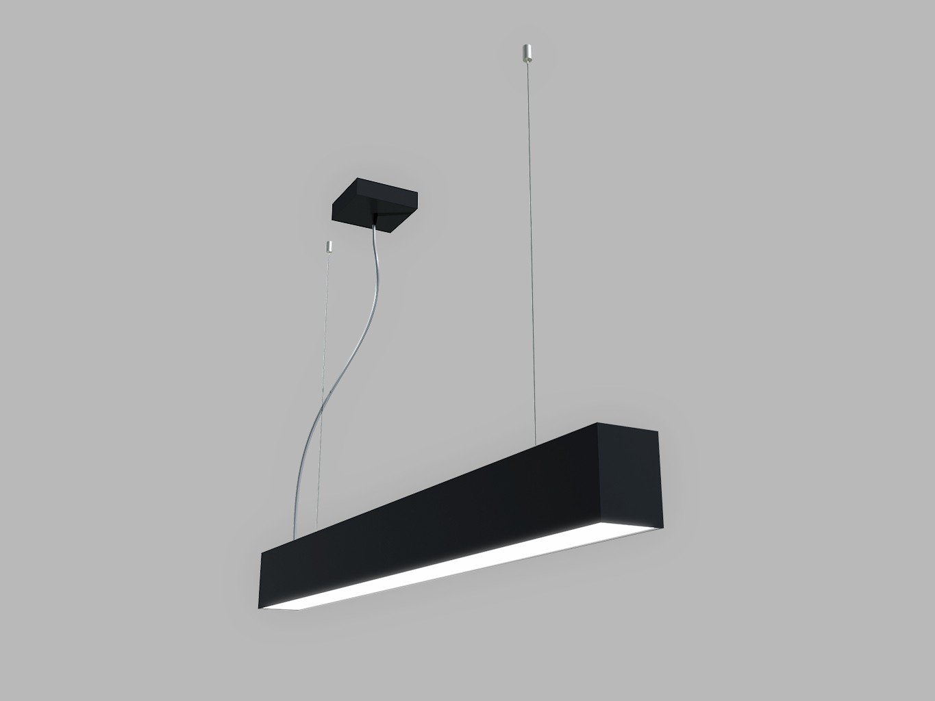 LED2 3314153D LED2 Závěsné svítidlo LINO II 90 P-Z, B PRISMA 24W DALI/PUSH DIM 3CCT 3000K/3500/4000K černá - LED2 Lighting