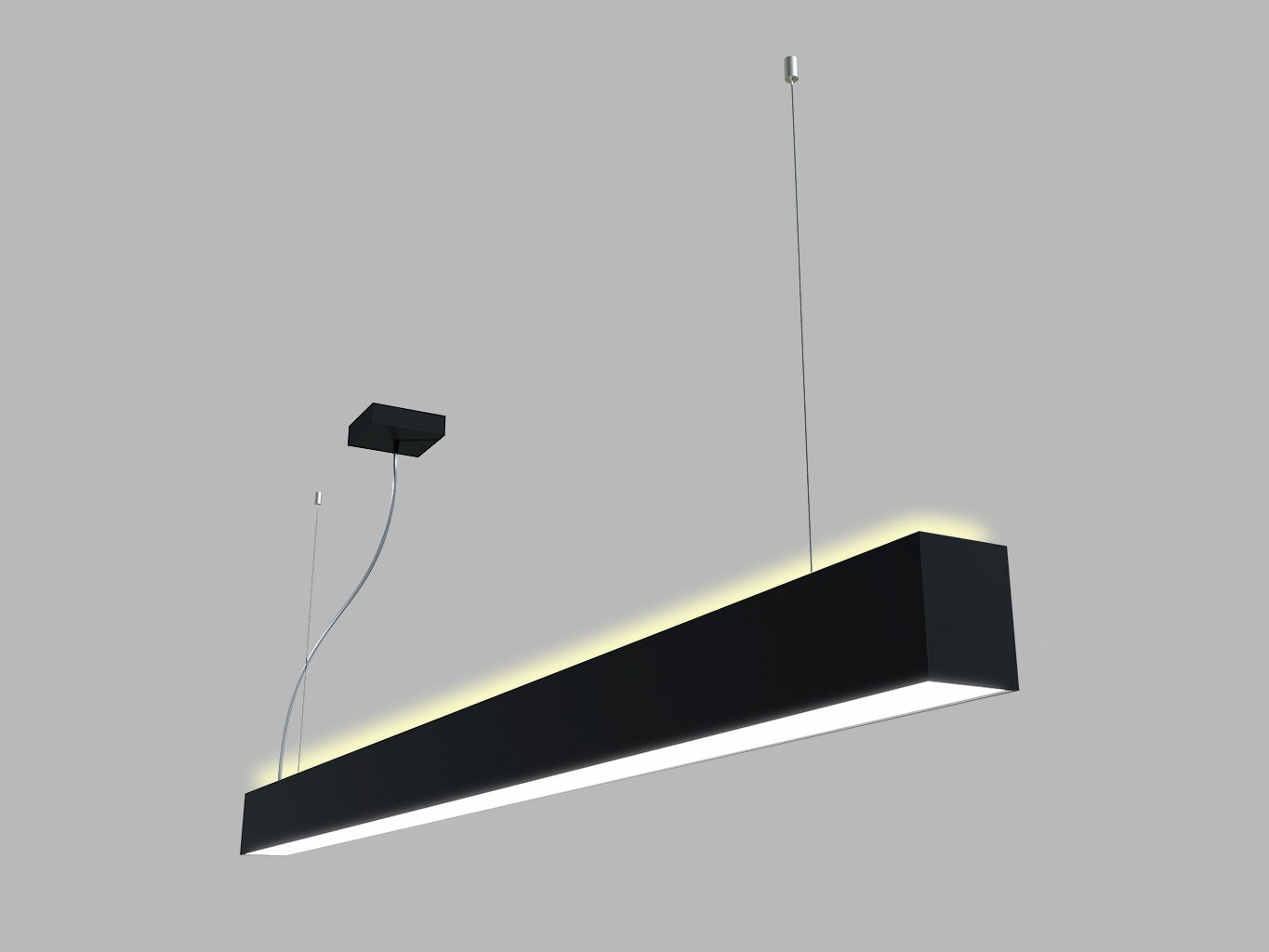LED2 3315053 LED2 Závěsné svítidlo LINO II 150 P/N-Z, B PRISMA 37-49W 3CCT 3000K/3500/4000K UGR černá - LED2 Lighting