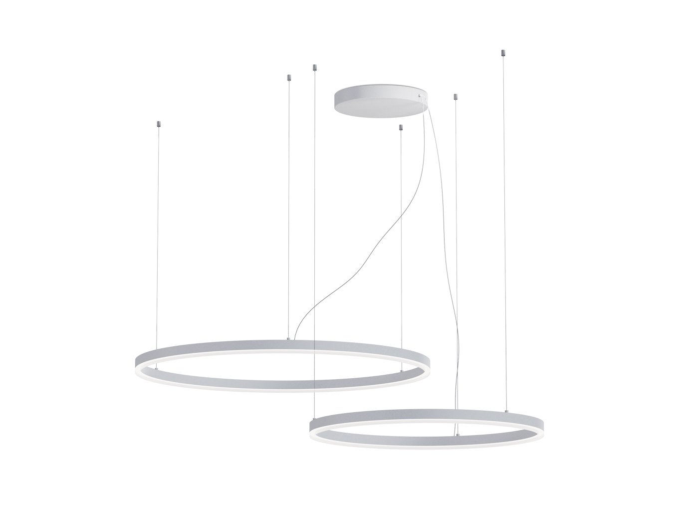Obrázek produktu LED2 Závěsné svítidlo CIRCLE SET 2 P-Z, W ZIGBEE TW 104W 3000K-4000K bílá - LED2 Lighting 2 Obrázek produktu LED2 Závěsné svítidlo CIRCLE SET 2 P-Z, W ZIGBEE TW 104W 3000K-4000K bílá - LED2 Lighting 2