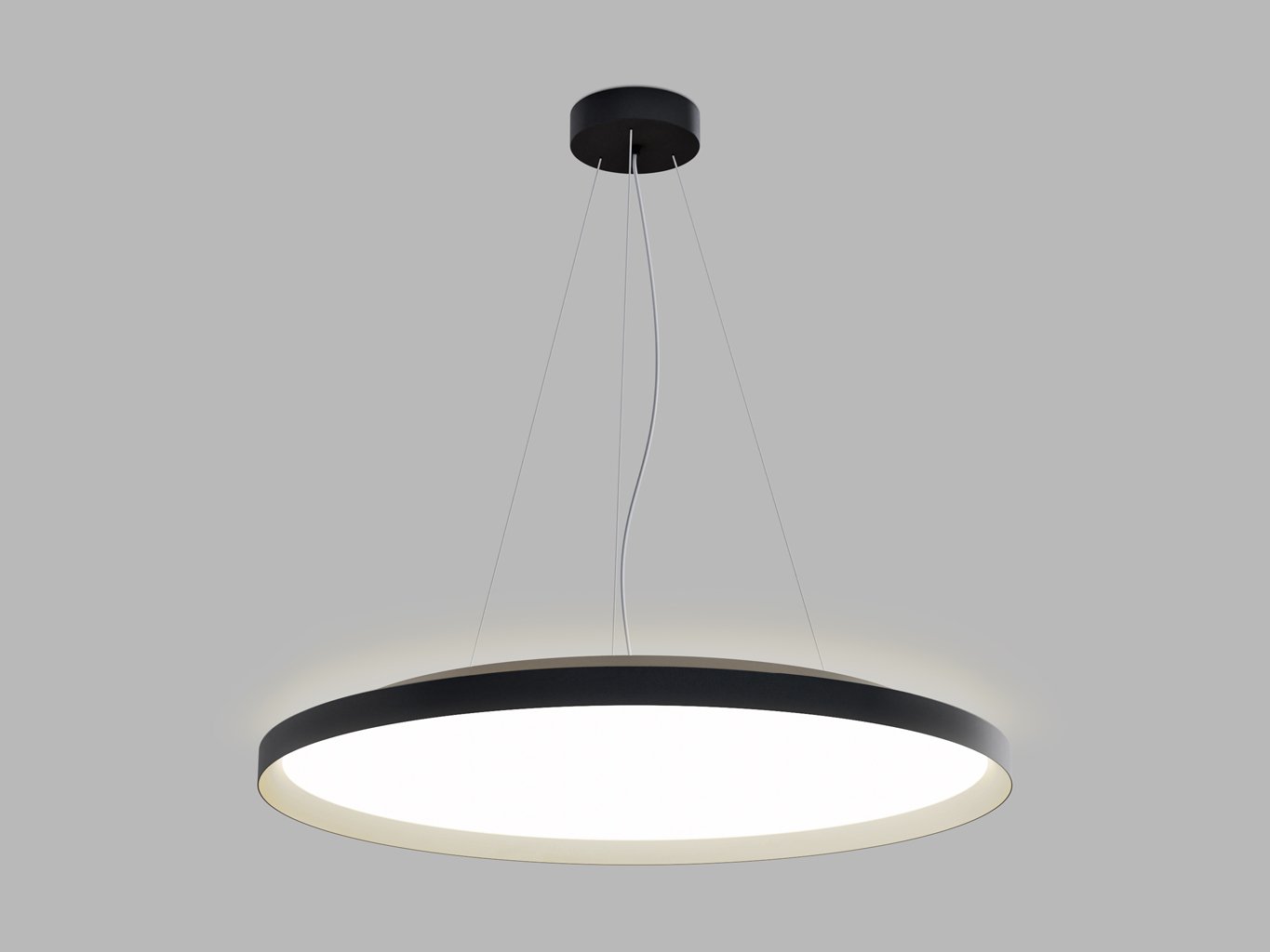 Levně LED2 32750537CSTW LED2 Závěsné svítidlo MOON 80 P/N-Z, BCH CASAMBI TW 88W (76+12) 3000K-4000K černá/šampaň - LED2 Lighting