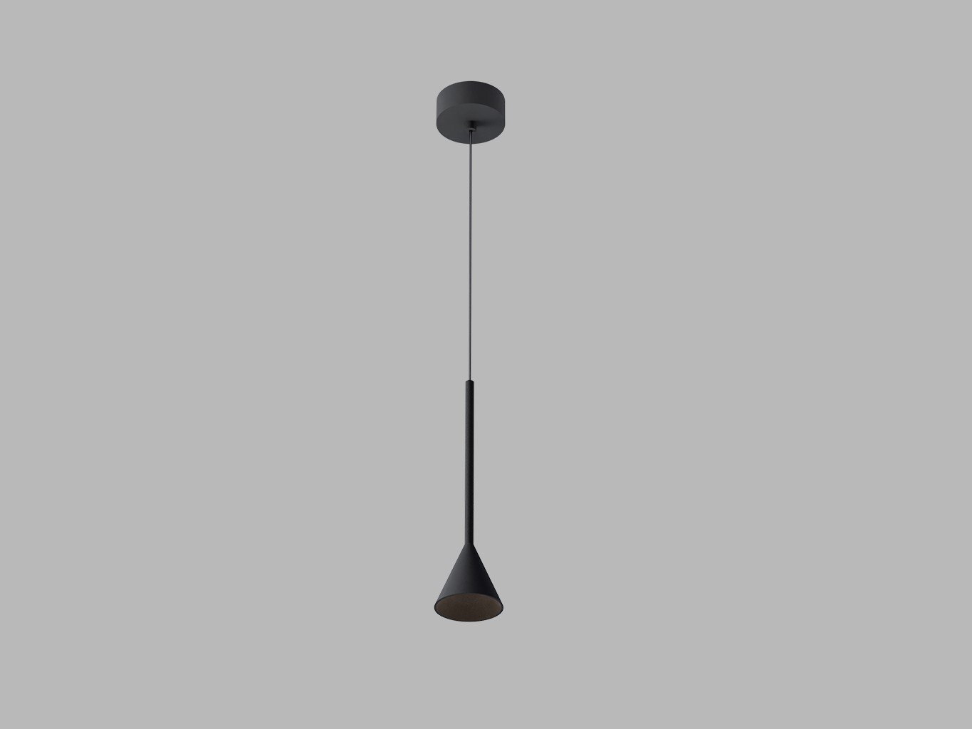 LED2 3490633 LED2 Závěsné svítidlo KONO Z, B 3W 3000K UGR černá - LED2 Lighting