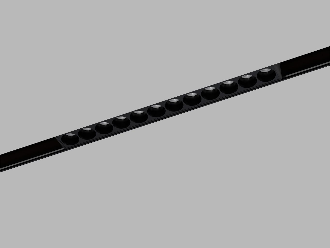 LED2 6480943D LED2 Lištové svítidlo MAGLASER II 24, B DALI DIM 12W 4000K UGR černá - LED2 Lighting