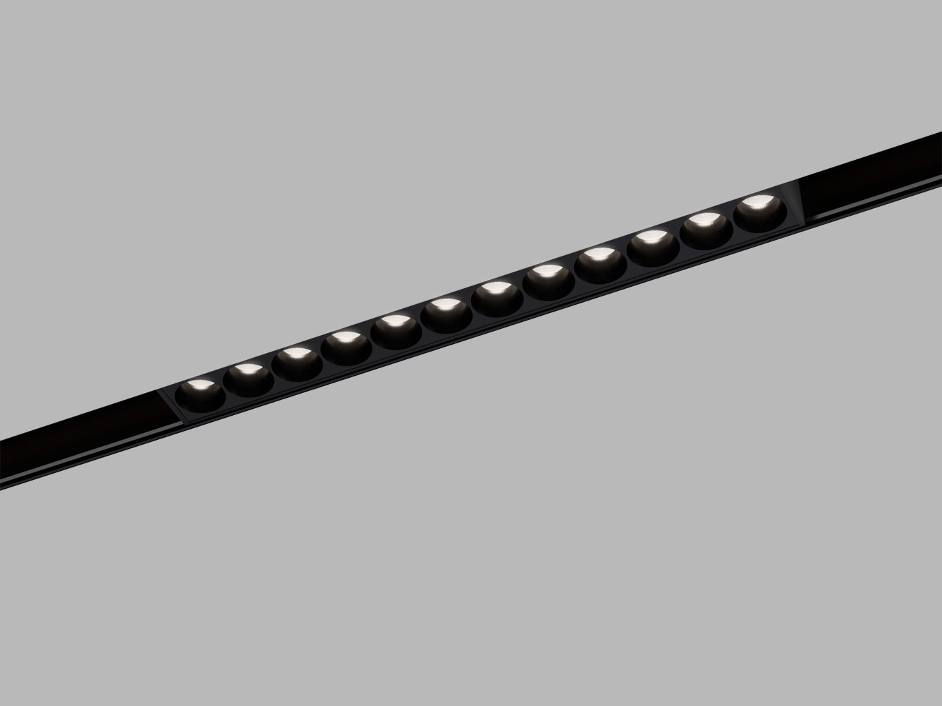 LED2 6480943D LED2 Lištové svítidlo MAGLASER II 24, B DALI DIM 12W 4000K UGR černá - LED2 Lighting (obrázek 7)