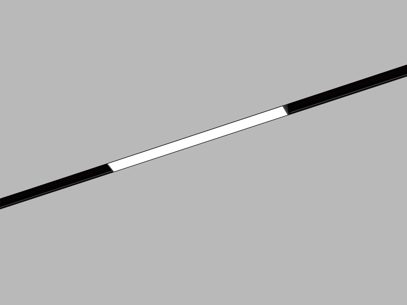 LED2 6481033D LED2 Lištové svítidlo MAGLINE II 30, B DALI DIM 12W 3000K černá - LED2 Lighting
