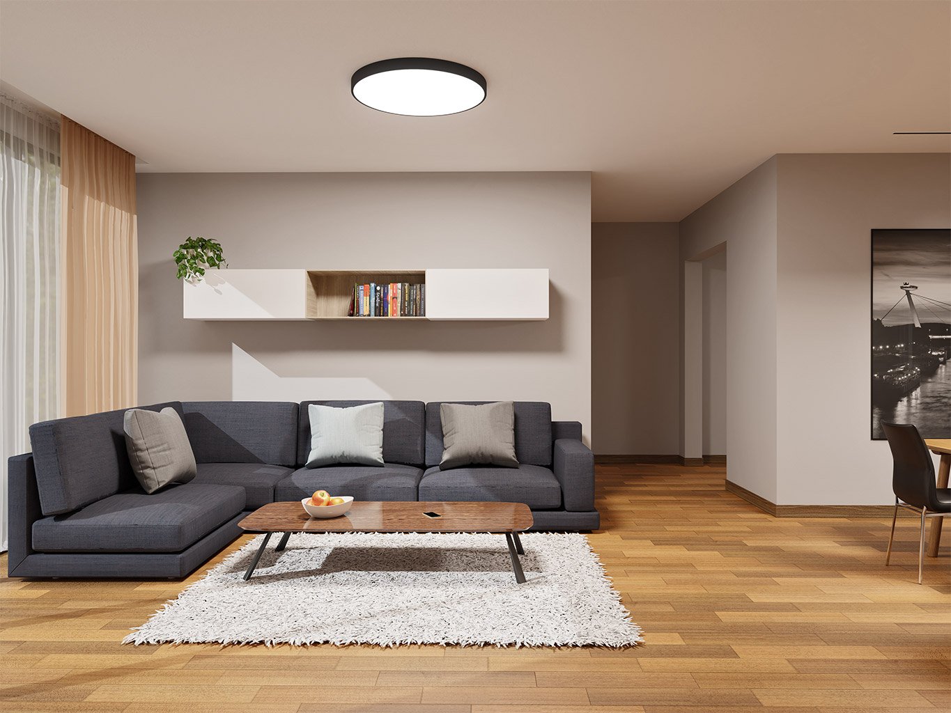 LED2 1274253 VÝPRODEJ LED2 Stropní svítidlo MONO SLIM 40, B 30W 2CCT 3000K/4000K černá - LED2 Lighting (obrázek 4)