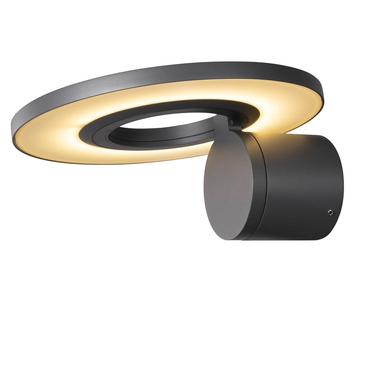 LA 1007236 I-RING nástěnné přisazené svítidlo, 9,2 W, 3000 K, antracit - BIG WHITE (SLV)