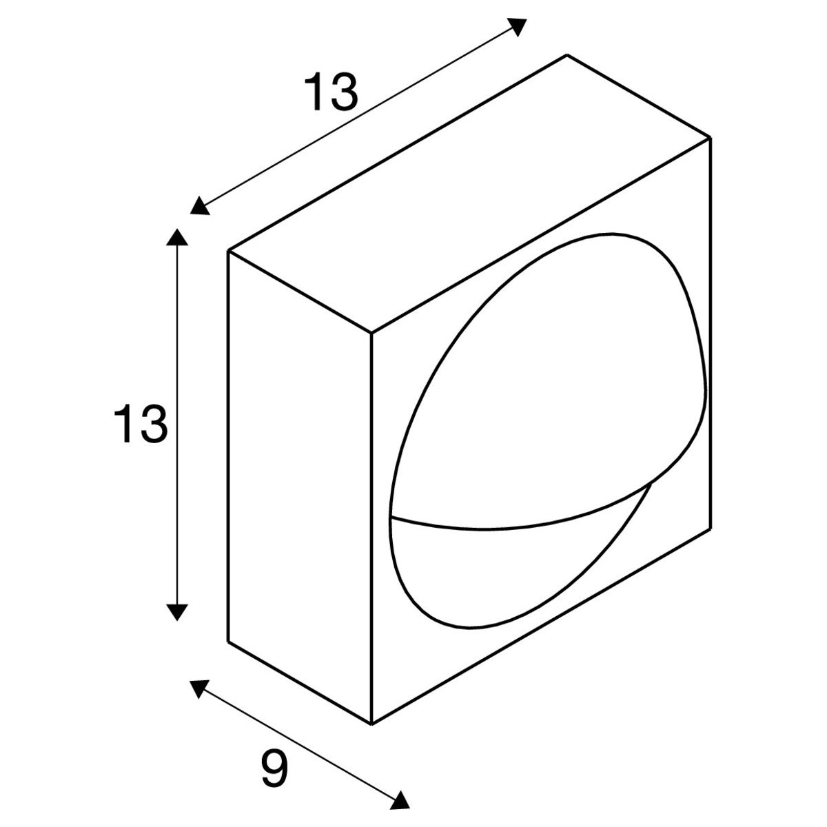 LA 1007667 LID I nástěnné přisazené svítidlo, 2700/3000 K, 15 W, PHASE, 100°, antracit - BIG WHITE (SLV) (obrázek 9)
