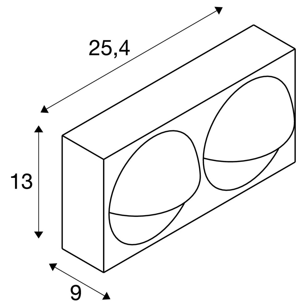 LA 1007668 AKCE - LID I nástěnné přisazené svítidlo, 2700/3000 K, 29 W, PHASE, 100°, antracit - BIG WHITE (SLV) (obrázek 10)