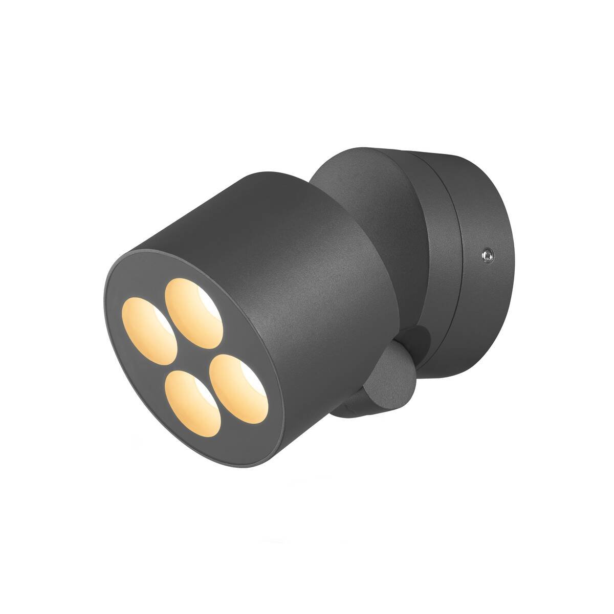 LA 1007511 R-CUBE nástěnné a stropní přisazené svítidlo, 2700/3000 K, 15 W, PHASE, 70°, antracit - BIG WHITE (SLV)